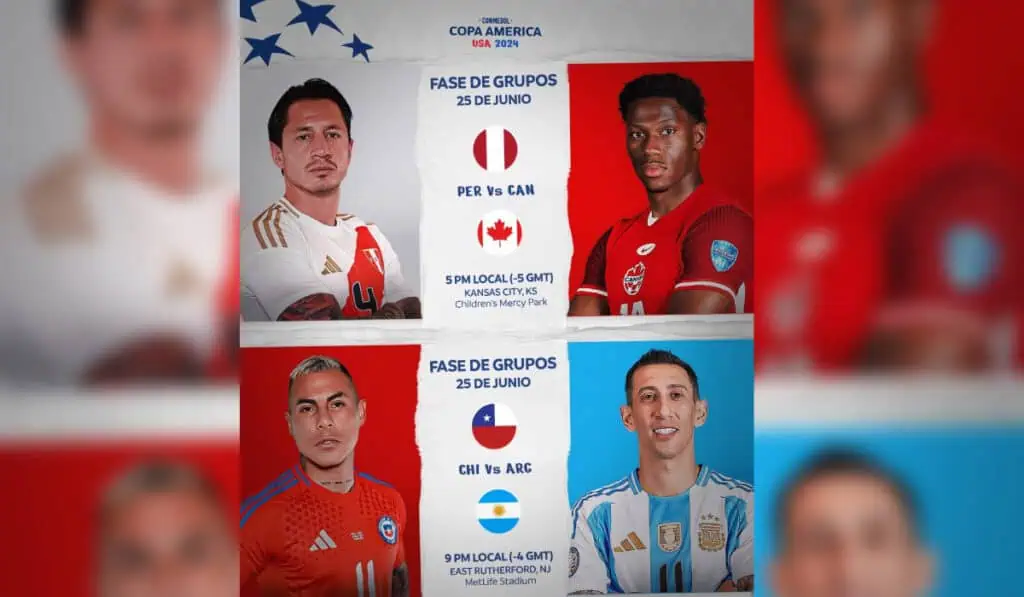 Clásico en la Copa América: Chile vs Argentina y Perú vs Canadá, estas son las diferencias de valores Partidos del grupo A de la Copa América hoy.