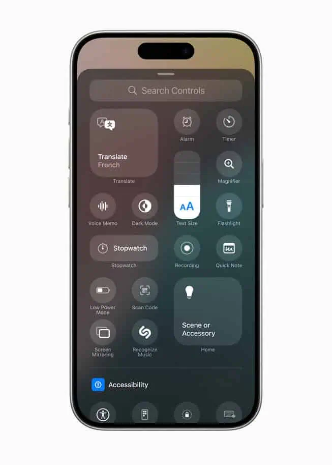 Las novedades de Apple con iOS 18, ¿Cuándo estará disponible la actualización en Colombia? Así será la nueva galería de controles con iOS 18 de Apple.