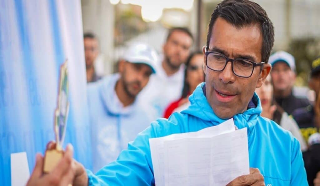 Gobernador de Cundinamarca, Jorge Emilio Rey.
