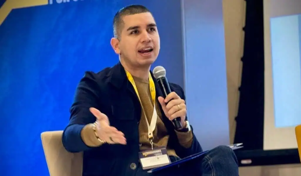 Asobancaria lanza fuerte crítica a las inversiones forzosas propuestas por Petro Jonathan Malagón, presidente de Asobancaria, en un evento del Consejo Gremial