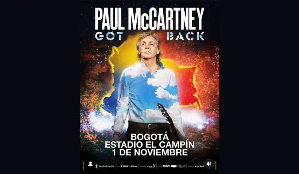 Estos son los precios de boletería para ver a Paul McCartney en El Campín Paul McCartney volverá a dar un concierto en Bogotá.
