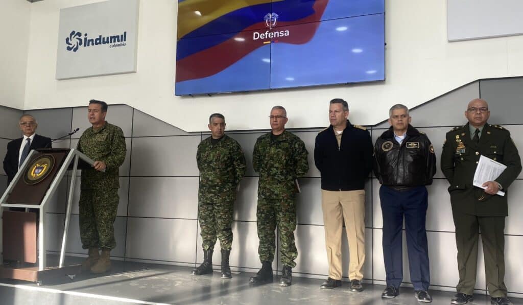 Rueda de prensa del Ministerio de Defensa