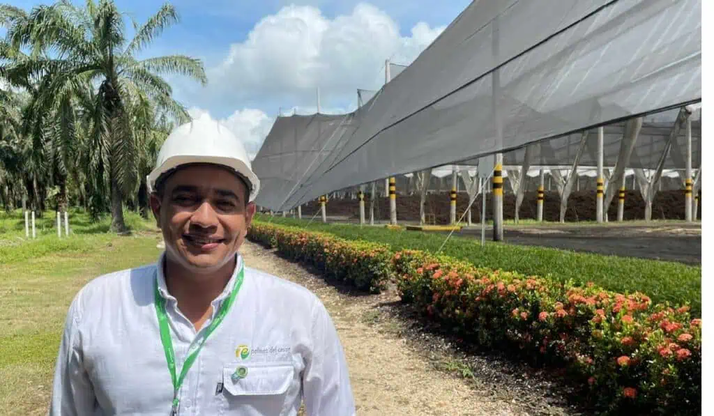 Así funciona la apuesta por la sostenibilidad de Palmas del Cesar mediante el compost Yesid Hernández, técnico de la planta de biocompost de Palmas del Cesar
