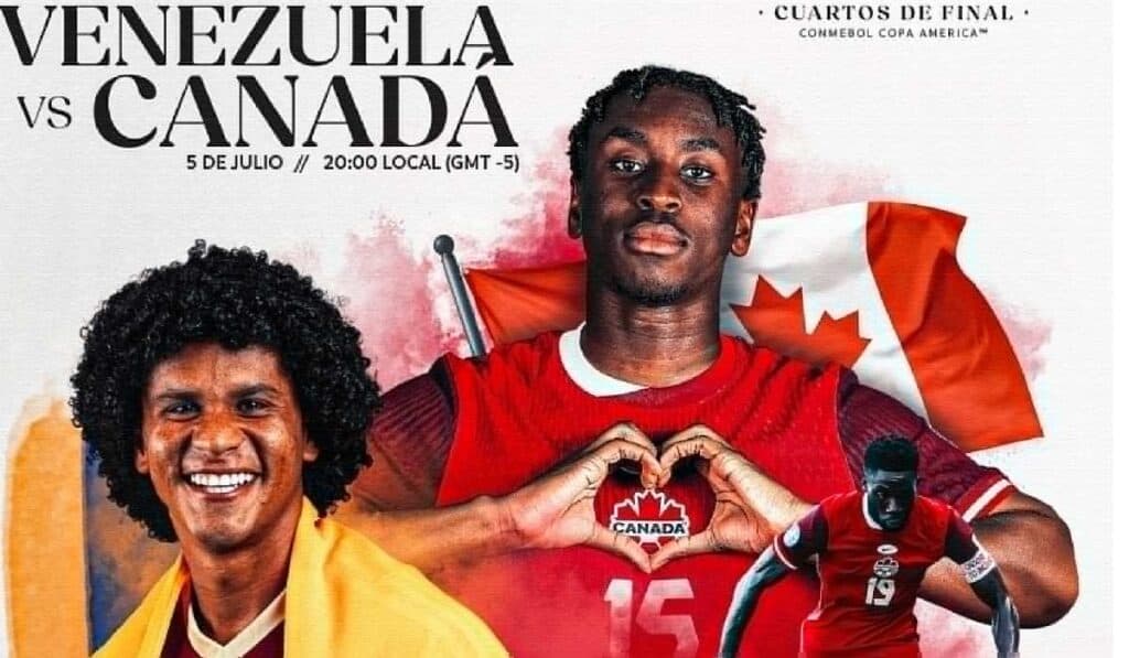 Venezuela vs. Canadá por el segundo cupo a semifinales de la Copa América.