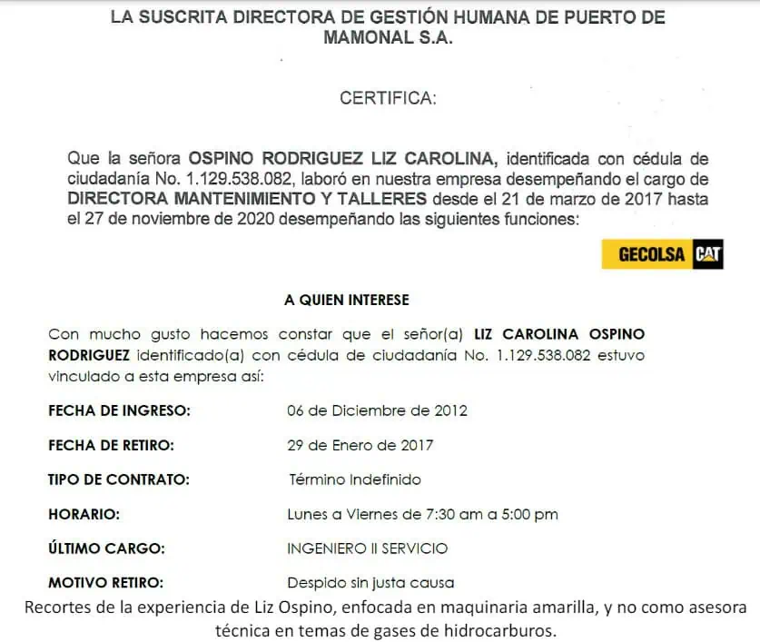 Presunto acoso laboral y falta de rigor técnico enlodan al Ministerio de Minas y Energía de Colombia Presunto acoso laboral y falta de rigor técnico enlodan al Ministerio de Minas y Energía de Colombia