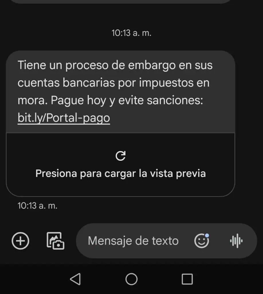 Ojo: así puede evitar las estafas en Colombia si debe declarar renta ante la DIAN Así puede verse un intento de estafa justo antes de que empiecen las fechas para pagos de declaración de renta.