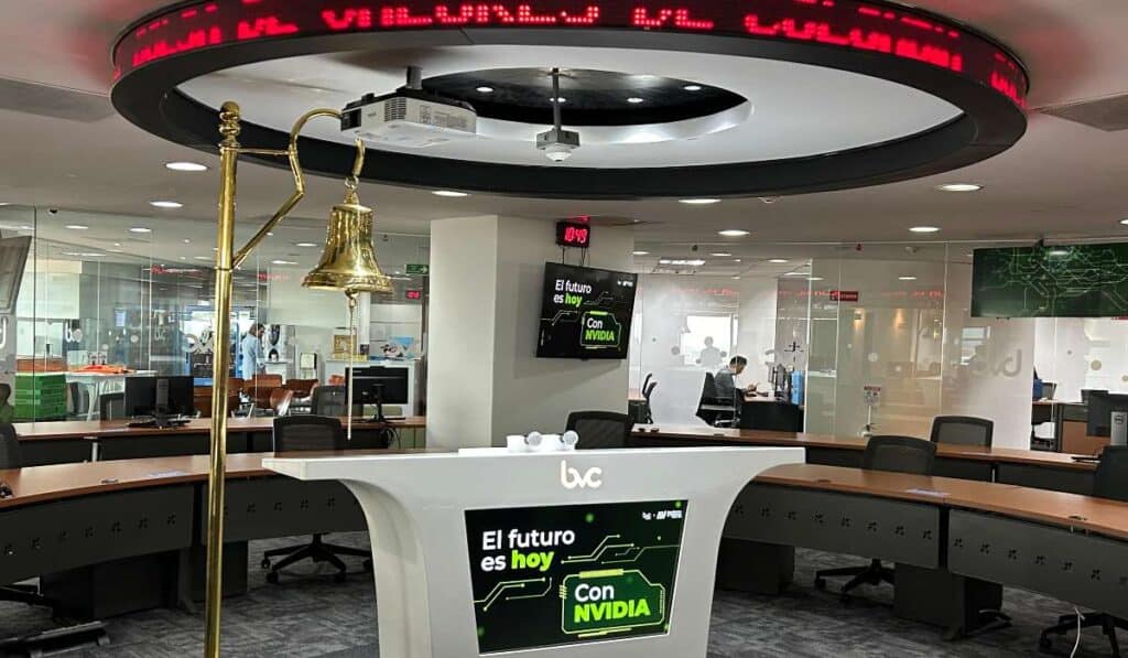 Acción de Nvidia en la bvc