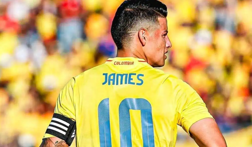 James Rodríguez será imagen de una importante marca tecnológica en Colombia en 2026 Colombia vs Brasil este martes para definir al líder del grupo D.