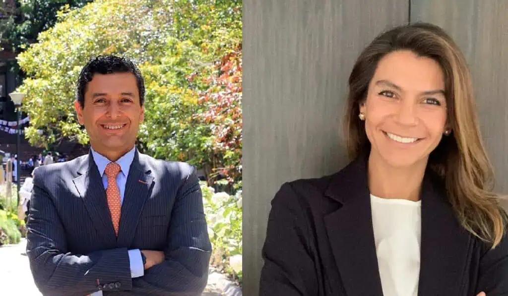 Paula Durán y Jorge Castaño llegan como vicepresidentes del Grupo Aval Jorge Castaño Gutiérrez y Paula Durán Fernández son nuevos vicepresidentes del Grupo Aval.
