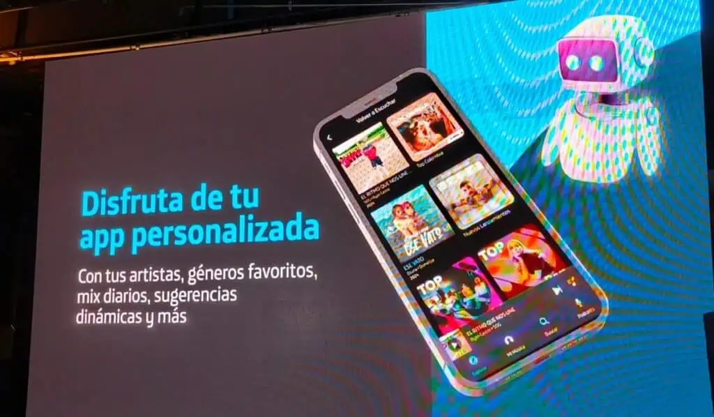 El 9 de agosto, Movistar Arena lanza su app de música App Movistar Arena Music