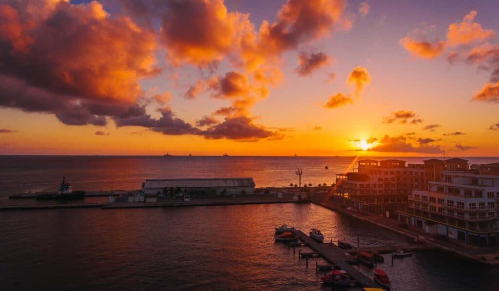 Atardecer en Aruba
