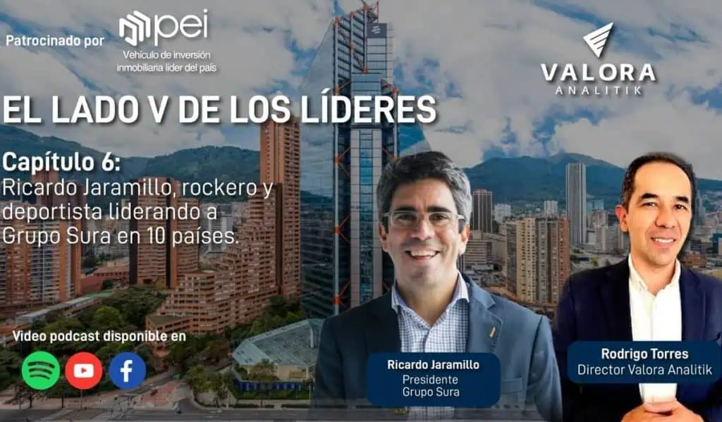 Triatleta, padre y presidente de Grupo Sura, así es la vida de Ricardo Jaramillo en el Lado V de los Líderes El Lado V de los Lideres