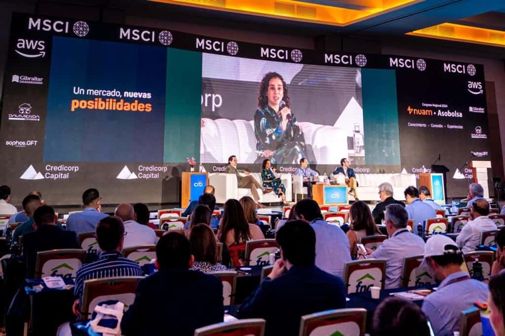 “El BanRep no será responsable de financiar las pensiones”: codirectora Taboada Congreso Asobolsa. Foto: Asobolsa.