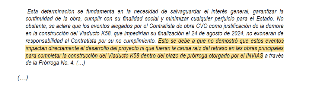 Controversia km 58