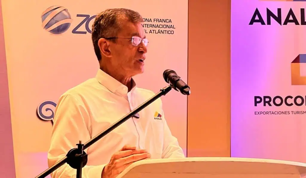 Analdex alerta por reforma tributaria, inversiones forzosas y veto de carbón a Israel Javier Díaz, presidente de Analdex, en el XXXVI Congreso Nacional de Exportadores de 2024