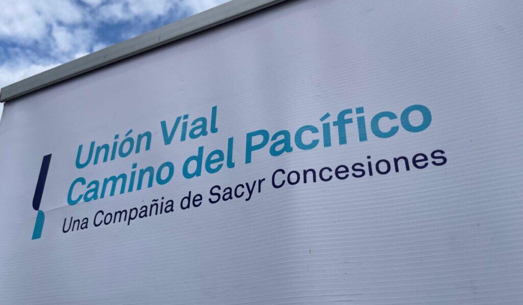 Logo Unión Vial Camino del Pacífico concesión Buga - Buenaventura