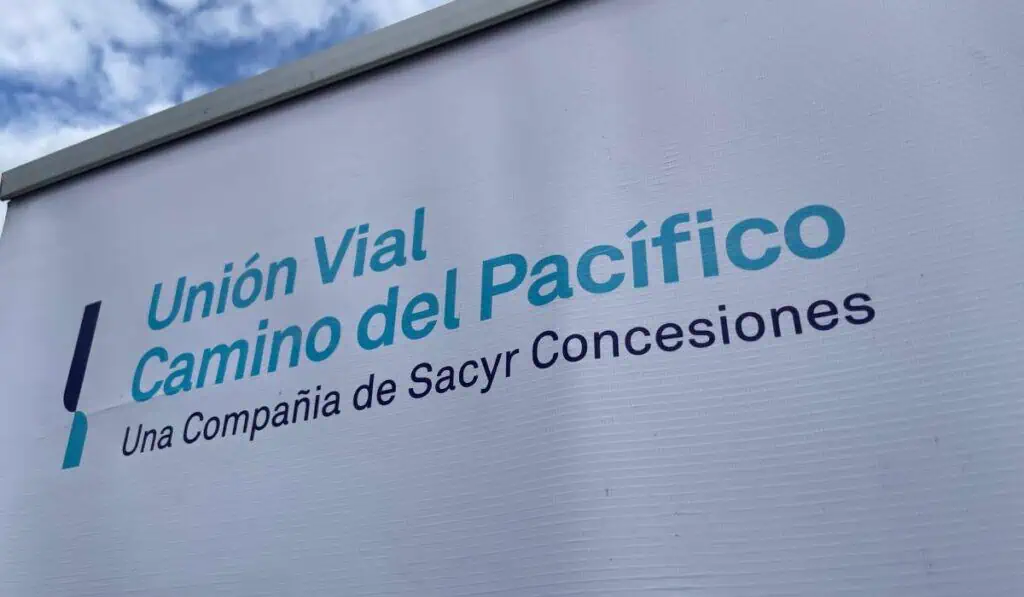 Sacyr revela detalles del megaproyecto de $5 billones que arrancó obras en Colombia; habla de nuevos planes Logo Unión Vial Camino del Pacífico concesión Buga - Buenaventura