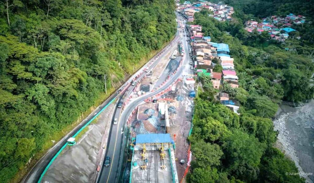 Kilómetro 58 de la vía Bogotá - Villavicencio