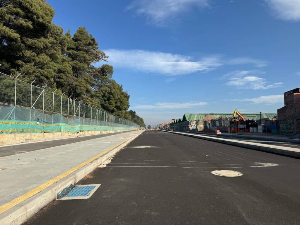 Así van las obras en la av. José Celestino Mutis, en Bogotá. 