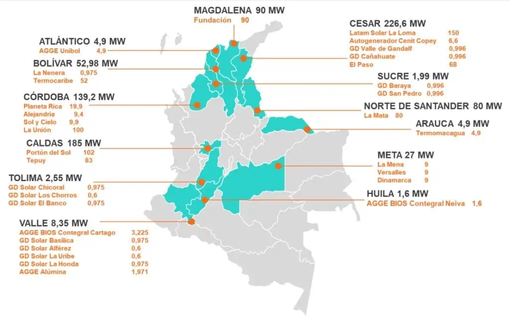 Subió capacidad de Colombia para generar energía en primer semestre de 2024 Subió capacidad de Colombia para generar energía en primer semestre de 2024