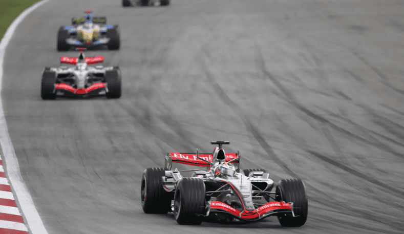 Juan Pablo Montoya corrió este vehículo en el Gran Premio de Malasia