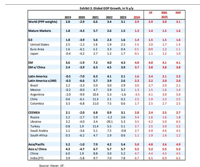 Crecimiento económico. Foto: IIF.