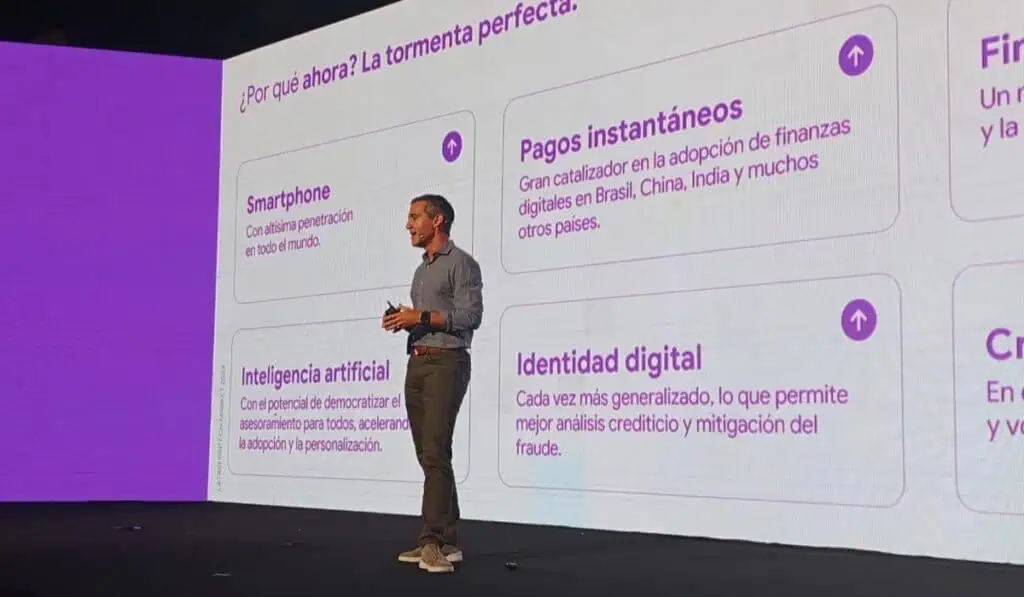David Vélez de Nubank: Pagos instantáneos debe ser totalmente gratis en Colombia David Vélez, CEO y fundador de Nubank