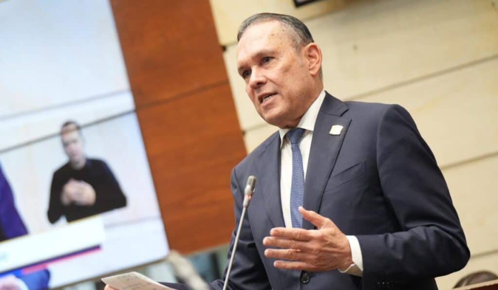 Efraín Cepeda, presidente del Senado.