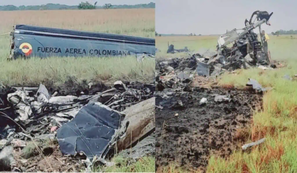 Dificultades climáticas en Vichada, principal hipótesis tras caída del helicóptero de la Fuerza Aérea Accidente de Fuerza Aérea Colombiana.