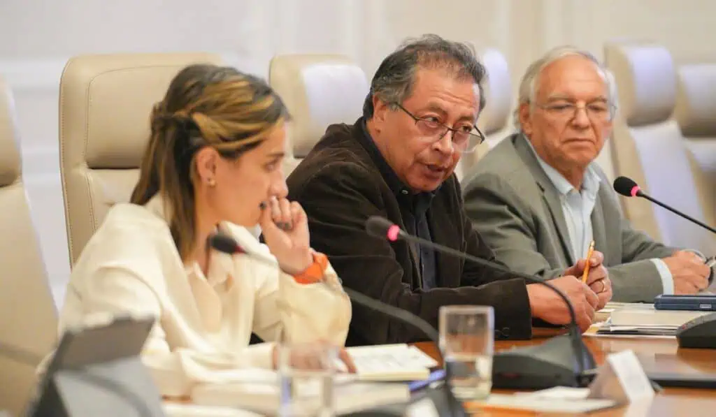 Casi 40% de encuestados califica como pésimo el desempeño de Petro como presidente Gustavo Petro, presidente de Colombia.