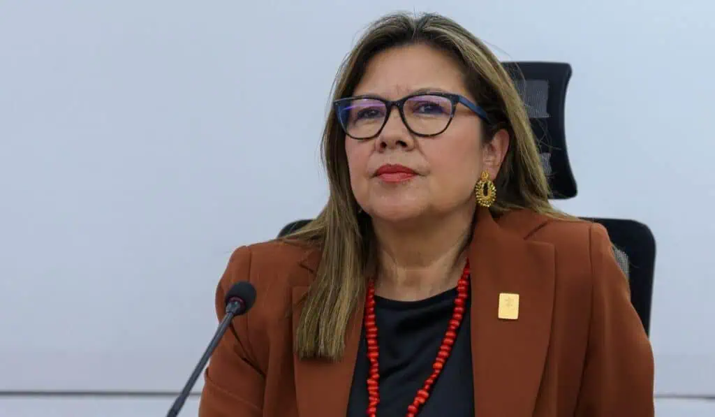 Fiscal general de Colombia revela avances en los casos UNGRD, Nicolás Petro y Pegasus Luz Adriana Camargo, fiscal general de la Nación, en reunión en la Casa de Nariño