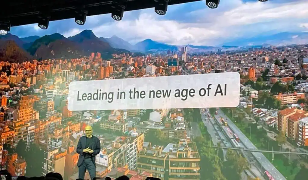 Las apuestas de Microsoft en Inteligencia Artificial para empresas de Colombia a cierre de 2024 Satya Nadella, CEO de Microsoft