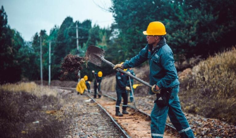 Obras de modernización ferrocarril Bogotá Boyacá