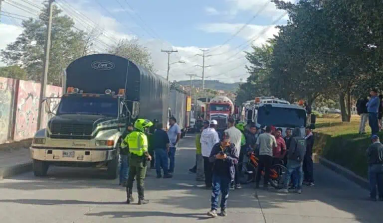 Paro camionero en Colombia
