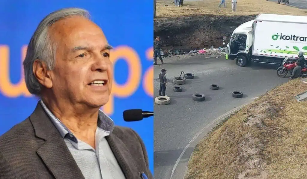 Ministro de Hacienda dice que hay violación de derechos humanos en paro de camioneros Ricardo Bonilla y paro de camioneros