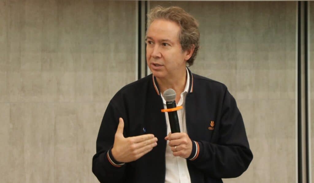 Ricardo Sierra, presidente de Celsia, durante el Investor Day 2024