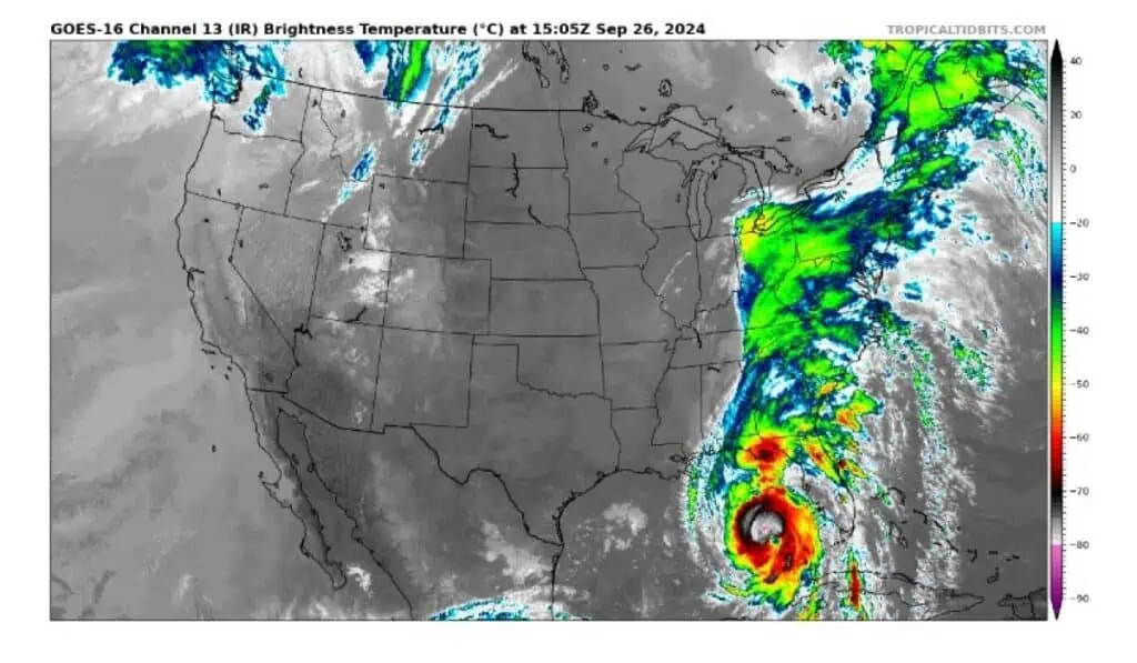 Huracán Helene se convierte en el segundo con más muertes en EE. UU. después de ‘Katrina’ Huracán Helene en Florida, Estados Unidos