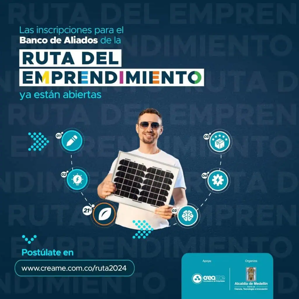 Alcaldía de Medellín busca empresas aliadas para la Ruta del Emprendimiento Alcaldía de Medellín busca empresas aliadas para la Ruta del Emprendimiento