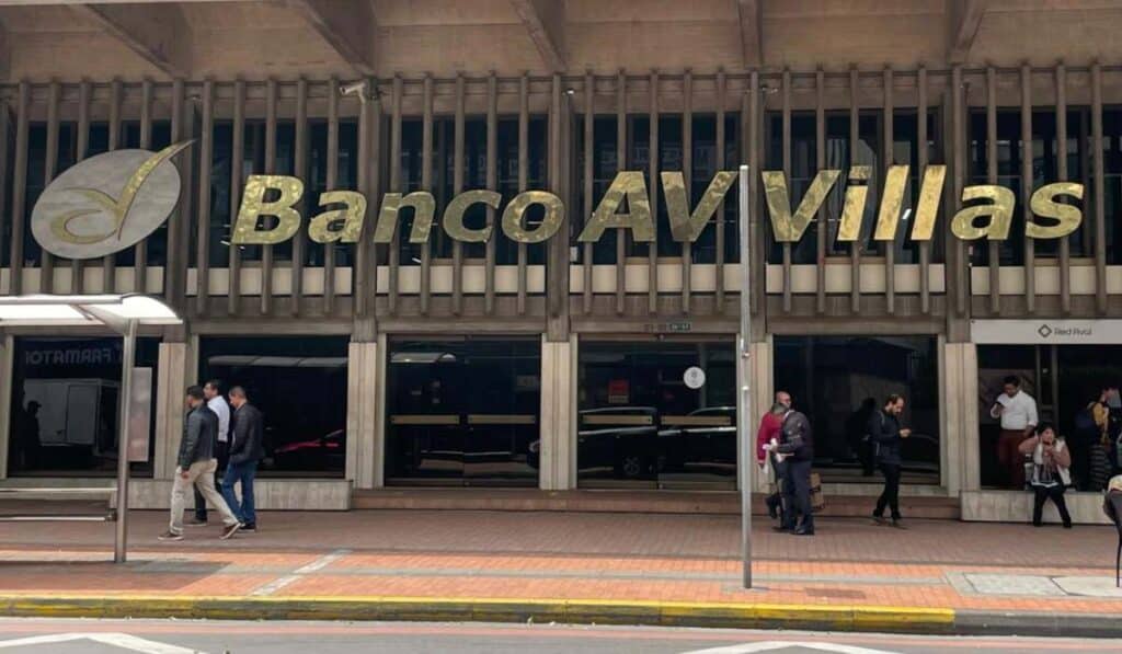 Oficinas del Banco AV Villas en Bogotá