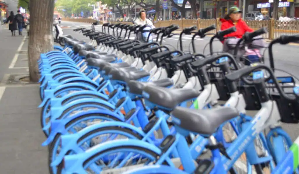 Este es el plan de China para redefinir su modelo de transporte: El círculo 1, 2, 3 Bicicletas compartidas en China (2)