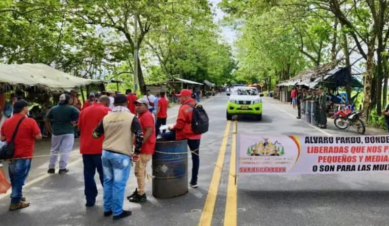 Paro minero en Colombia