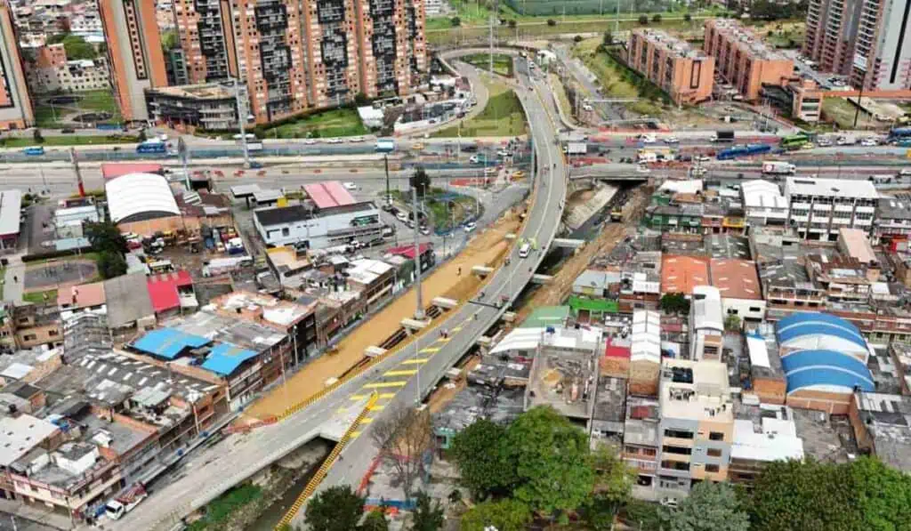 Así es el nuevo puente de más de $20.000 millones que se estrenó en Bogotá Nuevo puente en el sur de Bogotá