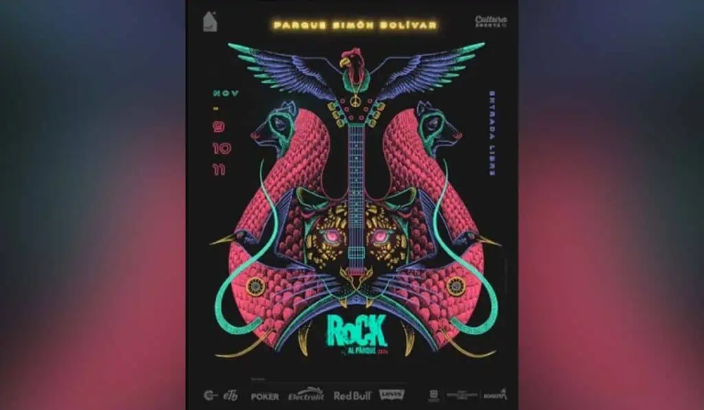Estos son los cierres viales que se harán en Bogotá por el festival Rock al Parque 2024 Rock al Parque 2024: este es el cartel.