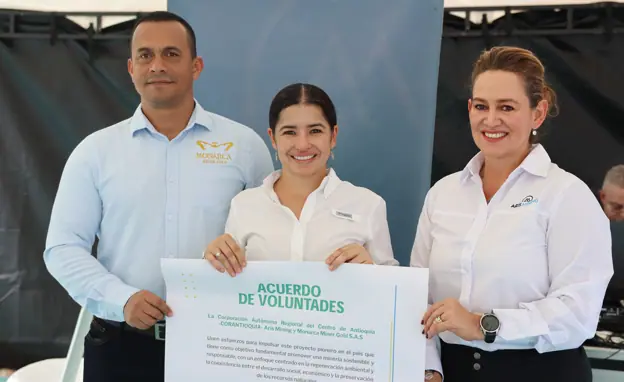 Corantioquia y Aris Mining lanzaron proyecto de minería regenerativa en Segovia Corantioquia y Aris Mining lanzaron proyecto de minería regenerativa en Segovia
