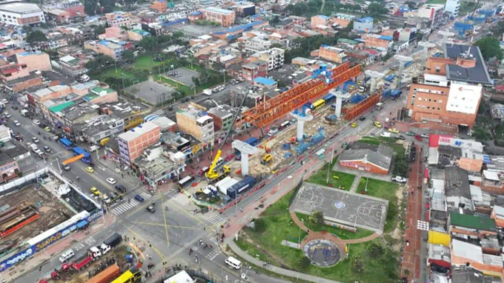 Inicia instalación de pilotes del metro de Bogotá: cierres viales en Primera de Mayo Así avanza la primera línea del metro de Bogotá