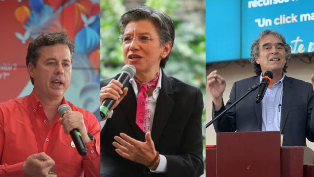 Sergio Fajardo abre la puerta a participar en consulta del centro Juan Manuel Galán, Claudia López y Sergio Fajardo