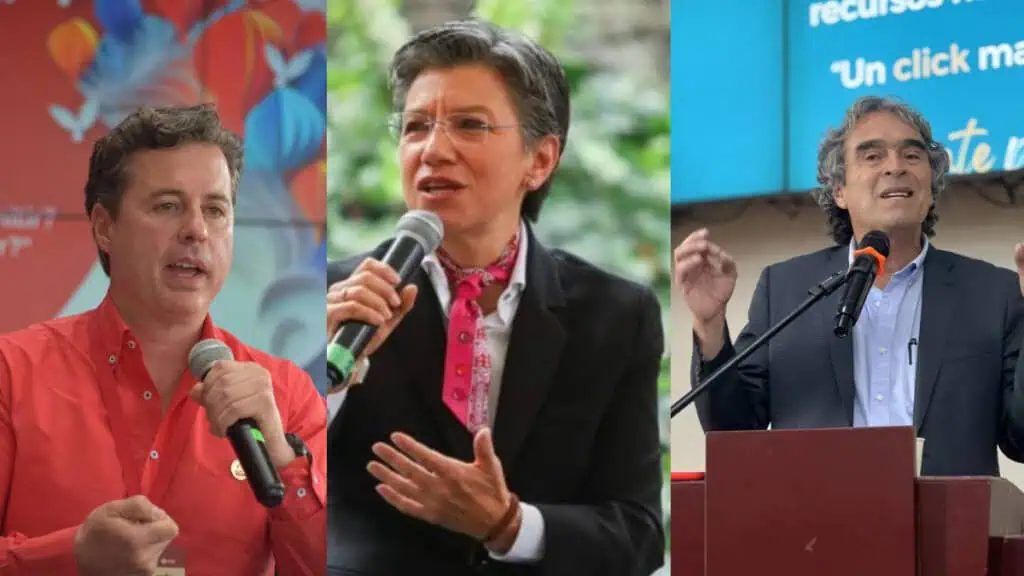 Sergio Fajardo abre la puerta a participar en consulta del centro Juan Manuel Galán, Claudia López y Sergio Fajardo