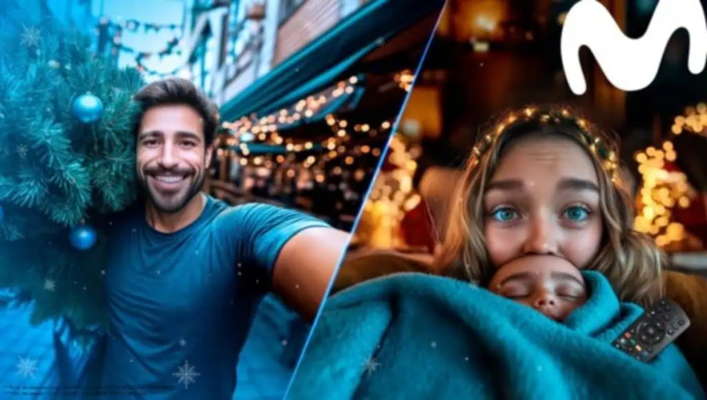 Movistar presenta la primera campaña publicitaria generada 100% con IA y su oferta para Navidad Movistar presenta la primera campaña publicitaria generada 100% con IA y su oferta para Navidad