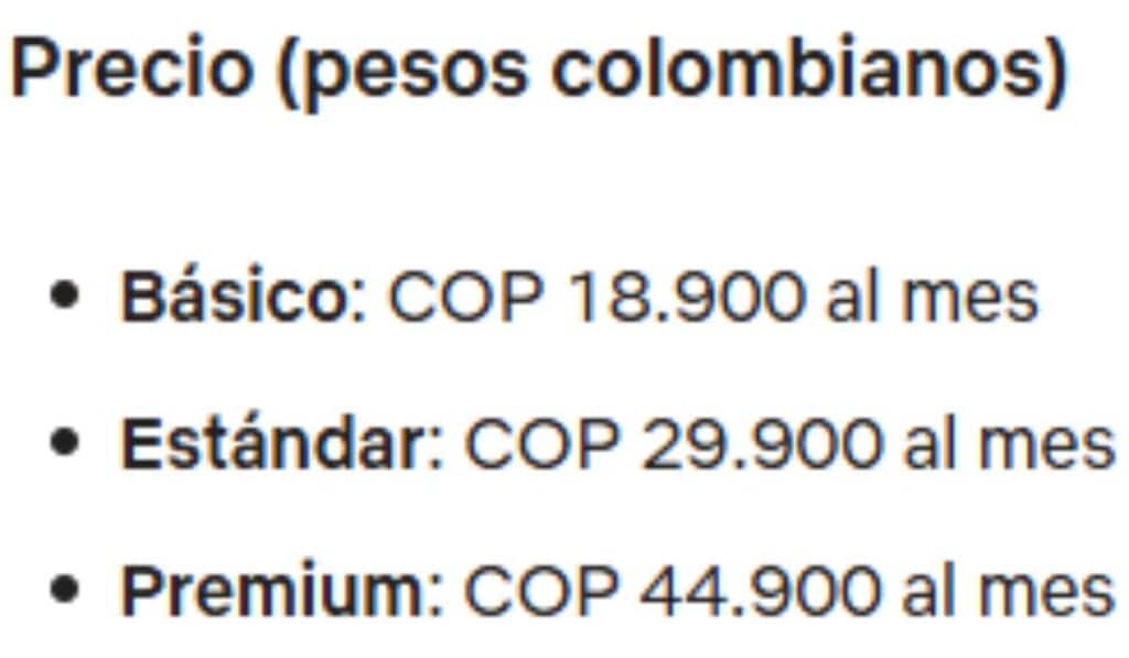 Nuevos precios de Netflix