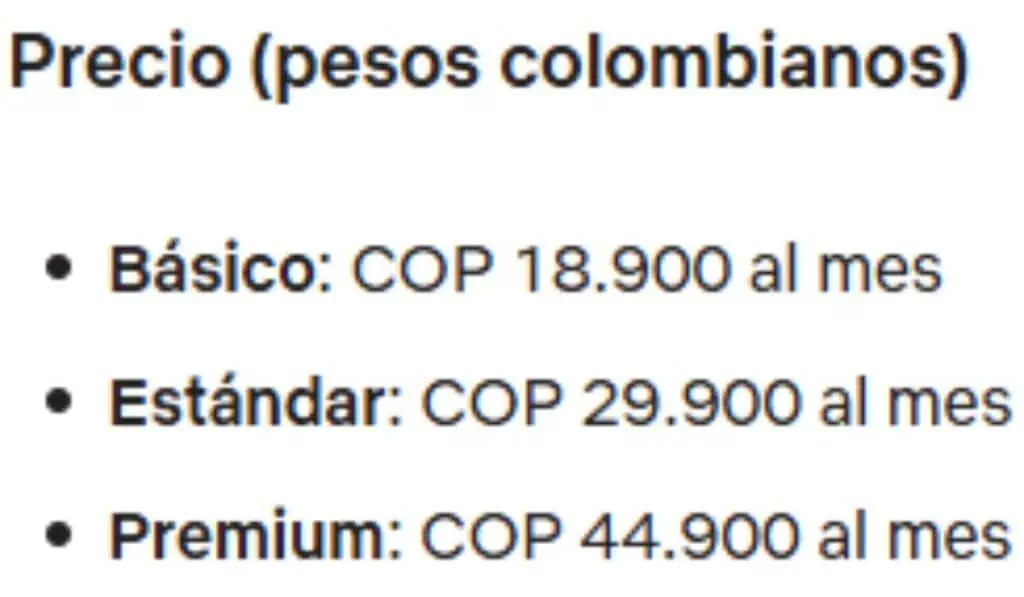 Netflix sube precio de sus planes en Colombia: Alza es del doble de la inflación Nuevos precios de Netflix